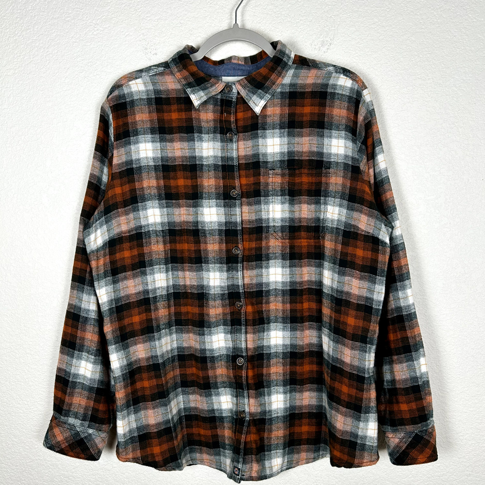 Dickies Crafted for Women Sz XL flannel shirt campingcore Utility Streetstyle